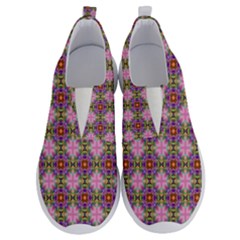 Seamless Psychedelic Pattern No Lace Lightweight Shoes