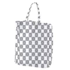 Seamless Tile Derivative Pattern Giant Grocery Tote by Jancukart