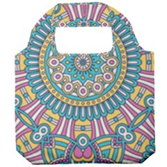 Mandala 01 Foldable Grocery Recycle Bag by zappwaits