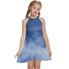 Sky Wishes 10000 Kids  Halter Collar Waist Tie Chiffon Dress