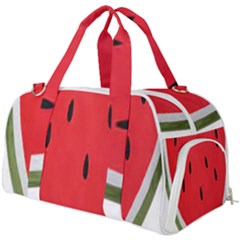 Watermelon Pillow Fluffy Burner Gym Duffel Bag by artworkshop