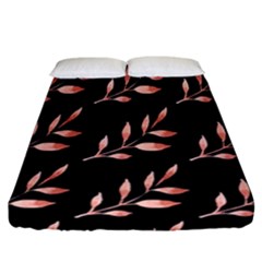 Spring Leafs Fitted Sheet (california King Size) by Sparkle