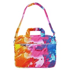 Colorful Painting Macbook Pro Shoulder Laptop Bag (large) by artworkshop