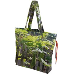 Bitter Melon Drawstring Tote Bag by artworkshop