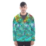 Underwater Summer Men s Hooded Windbreaker