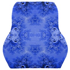 Blue Sky Over The Bluebells Frost Fractal Car Seat Back Cushion  by Artist4God