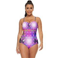 Starburst Retro Full Coverage Swimsuit