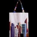 City-urban-buildings-skyscraper Zipper Classic Tote Bag View2