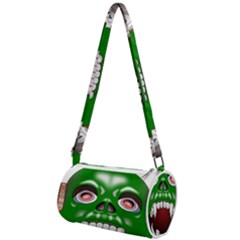 Monster-mask-alien-horror-devil Mini Cylinder Bag by Jancukart