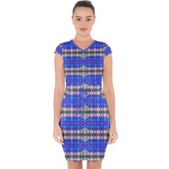 Bluedaba Capsleeve Drawstring Dress 