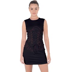 Blair -  Lace Up Front Bodycon Dress