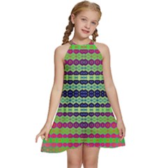 Tranquility Kids  Halter Collar Waist Tie Chiffon Dress