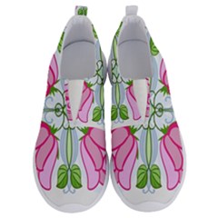 Figure Roses Flowers-ornament No Lace Lightweight Shoes