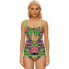 Lb Dino Knot Front One-piece Swimsuit