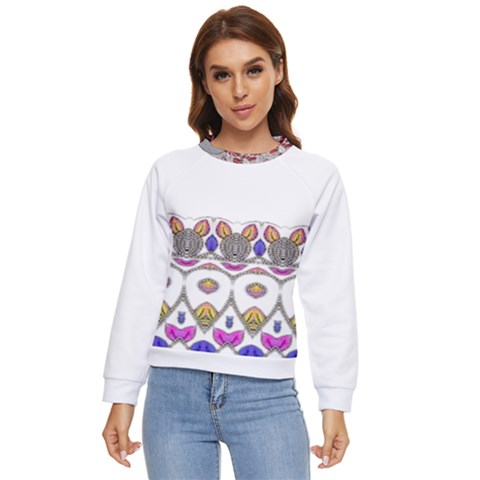 Im Fourth Dimension Colour 8 Women s Long Sleeve Raglan Tee by imanmulyana