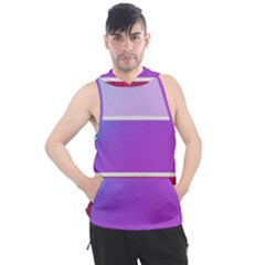 Pattern Banner Set Dot Abstract Men s Sleeveless Hoodie