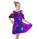 Galaxy Now  Kids  Shoulder Cutout Chiffon Dress View1