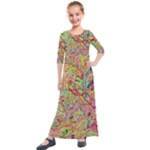 Quarantine Spring Kids  Quarter Sleeve Maxi Dress