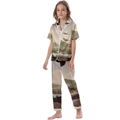 Ponale Road, Garda, Italy  Kids  Satin Short Sleeve Pajamas Set by ConteMonfrey