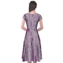 Ooh LaLa Purple Rain Cap Sleeve Wrap Front Dress View2