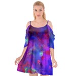 Galaxy Now Cutout Spaghetti Strap Chiffon Dress