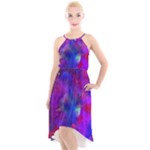 Galaxy Now High-Low Halter Chiffon Dress 