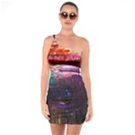 Spring Ring One Soulder Bodycon Dress