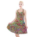 Quarantine Spring Halter Party Swing Dress 