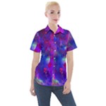 Galaxy Now  Women s Short Sleeve Pocket Shirt