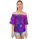 Galaxy Now  Off Shoulder Short Sleeve Top