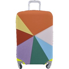 Colorful Paper Art Materials Luggage Cover (large) by Wegoenart