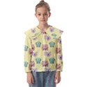 Illustration Animals Pastel Children Colorful Kids  Peter Pan Collar Blouse View1