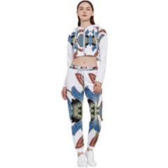 Im Fourth Dimension Colour 60 Cropped Zip Up Lounge Set by imanmulyana