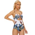 IM Fourth Dimension Colour 60 Knot Front One-Piece Swimsuit View3