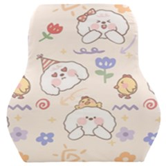 Chicken Dog Flower Sun Pattern Car Seat Back Cushion  by Sudhe