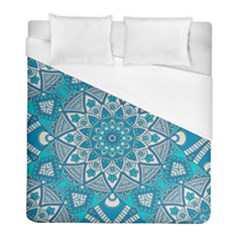 Mandala Blue Duvet Cover (full/ Double Size) by zappwaits