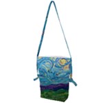 A Very Very Starry Night Folding Shoulder Bag