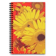 Flower Daisies Bloom Blossom 5 5  X 8 5  Notebook by Wegoenart