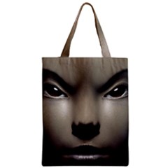 Close Up Portrait Asian Woman Close Up Portrait Asian Woman Zipper Classic Tote Bag