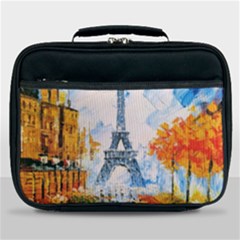 Eiffel Tower Landmark Architecture  Artistic Lunch Bag by danenraven