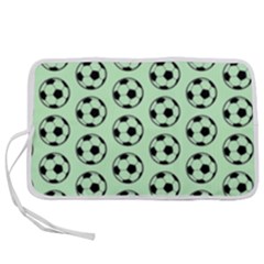 Pattern Ball Soccer Background Pen Storage Case (m) by Wegoenart