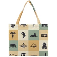 Egyptian-flat-style-icons Mini Tote Bag