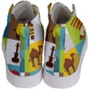 Egypt-travel-items-icons-set-flat-style Kids  Hi-Top Skate Sneakers View4