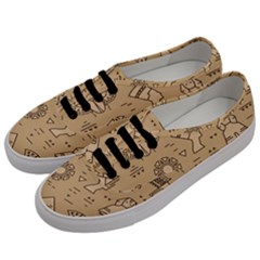 Egyptian-seamless-pattern-symbols-landmarks-signs-egypt Men s Classic Low Top Sneakers