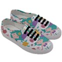 Set-cute-mermaid-seaweeds-marine-inhabitants Men s Classic Low Top Sneakers View3