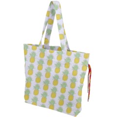 Pineapple Glitter Drawstring Tote Bag by ConteMonfrey