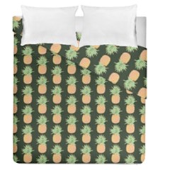 Pineapple Green Duvet Cover Double Side (queen Size) by ConteMonfrey