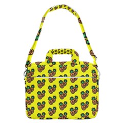 Yellow Background Pineapples Macbook Pro 16  Shoulder Laptop Bag by ConteMonfrey