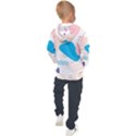 Hand-drawn-abstract-organic-shapes-background Kids  Hooded Pullover View2