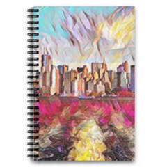 New York Skyline Manhattan City 5 5  X 8 5  Notebook by Wegoenart